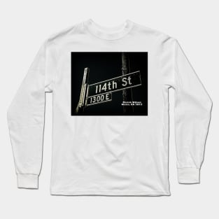 114th Street, Watts, California by Mistah Wilson Long Sleeve T-Shirt